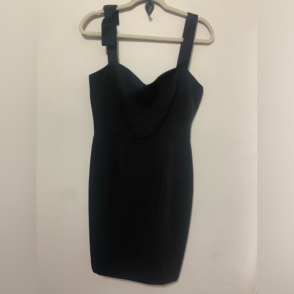Black Halo Zahara Bow Detail Dress size 6 - Picture 9 of 11